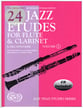 24 Jazz Etudes for flute and Clarinet, Volume 2 cover